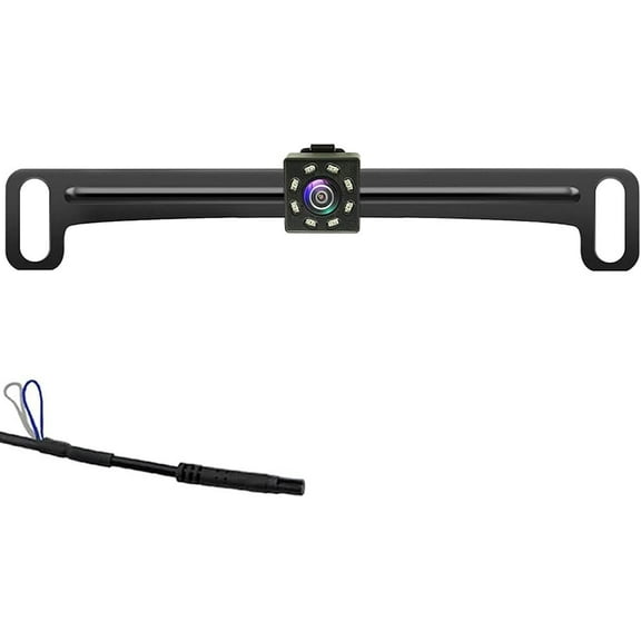 Backup Camera License Plate HD Night Vision Rear View 170 Angle Waterproof Compatible with Car Radio iLX-F409 iLX-F409 ILX-F509 ILX-W650 ILX-W650 INE-W960 INE-W970HD IVE-W535HD X009-GM2