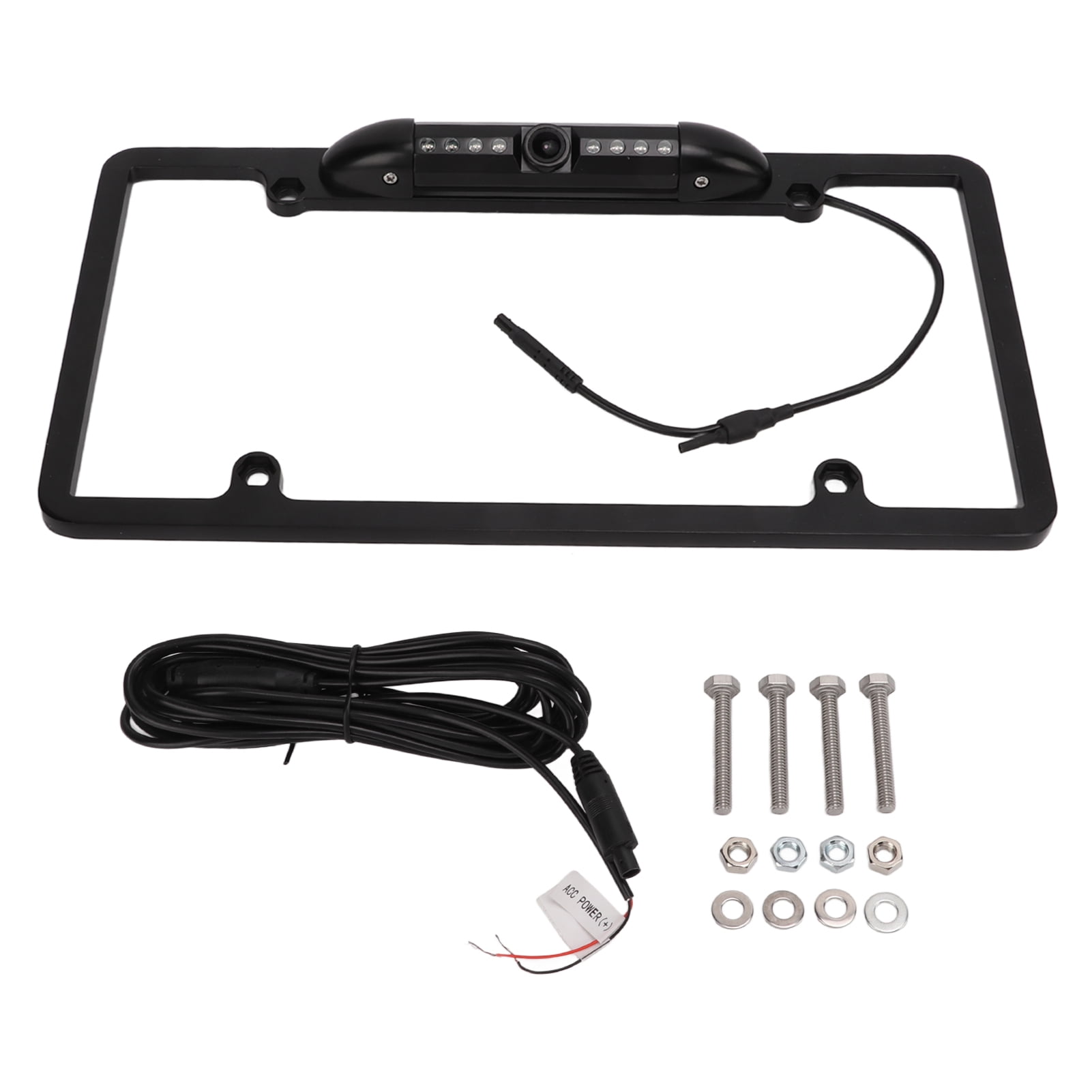 Backup Camera Rear View Cam License Plate Frame Night Vision IP67 Waterproof for Cars Trucks