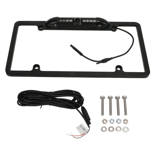 Backup Camera Rear View Cam License Plate Frame Night Vision IP67