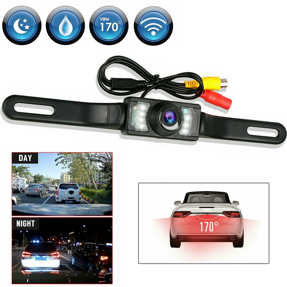 16ft Rear View Backup Camera With Night Vision - 5 Pin Wired Dash Cam For Cars