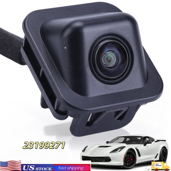 Backup Camera Reversing Rearview Parking Assist Camera Fit for Chevrolet Corvette Stingray Z06 2014-2016 Replacement 23199271