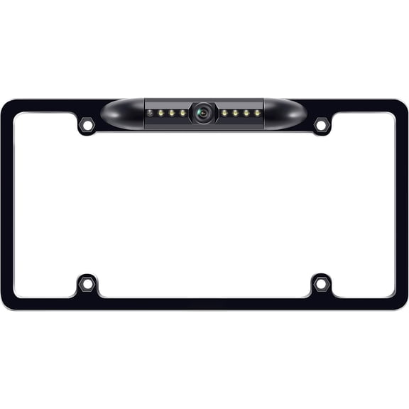 Backup Camera  Reversing for /SUV/Pickup//Van/RV/Trailer Single Power Rear View System Driving/Reversing Use IP69  Night Vision License Plate Frame Backup Camera