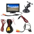 Backup Camera System Kit 5in Rearview Monitor V1 V2 Video Input High