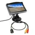 Backup Camera System Kit 5in Rearview Monitor V1 V2 Video Input High