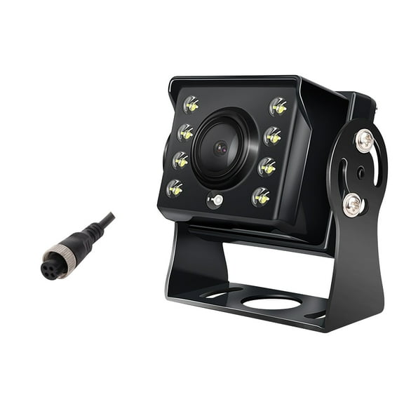 Backup Camera for Truck, 8 Led Night Vision Reverse Camera with 120° Wide Angle, Ip67 Waterproof Weatherproof Vehicle Rear View Camera for Rv Bus Trailer Van