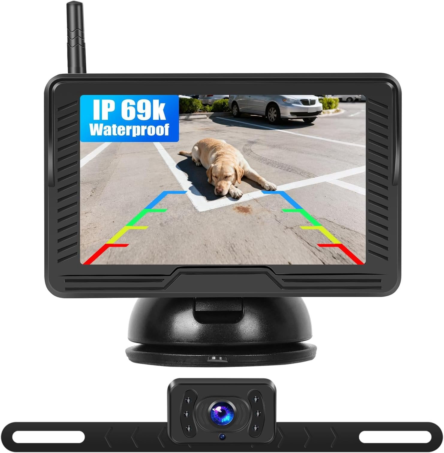 Backup Camera for 4.3 Inch Digital Signal Rear View Camera Night Vision ...