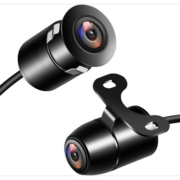 Backup/Front/Side View Camera: No Distortion Effect Starlight Night Vision HD Metal Flush or Surface Mount 720P AHD and TVI Reverse Rear View Backup Camera for Cars Pickup Trucks SUVs RVs Vans