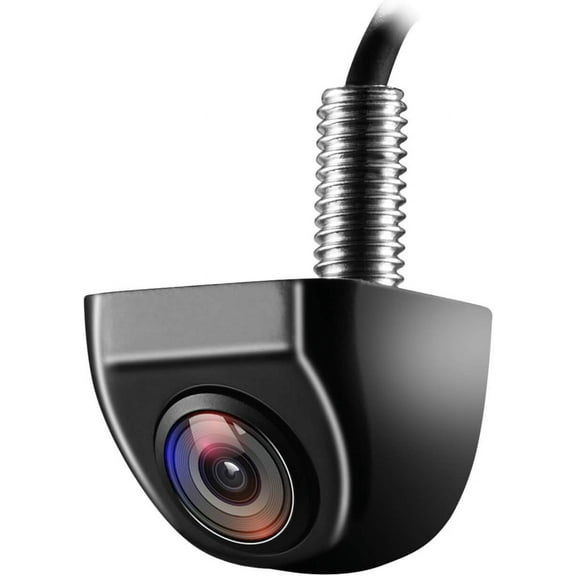 Backup/Front View Camera,IP69K Waterproof Great Night Vision HD and Super Wide Angle Metal OEM Style Reverse Rear View Backup Camera for Cars Pickup Trucks SUVs RVs Vans (Black)