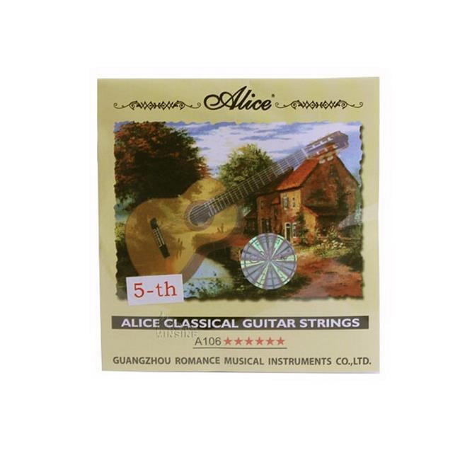 Backup Guitar Strings A-5th Strings for Classical Guitars - Hard Tension - 5 Piece