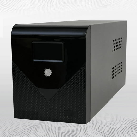 Backup UPS Power Supply 1200VA 720W Battery Backup Power with 4 Outlets and LCD Display, Suitable for Home and Office