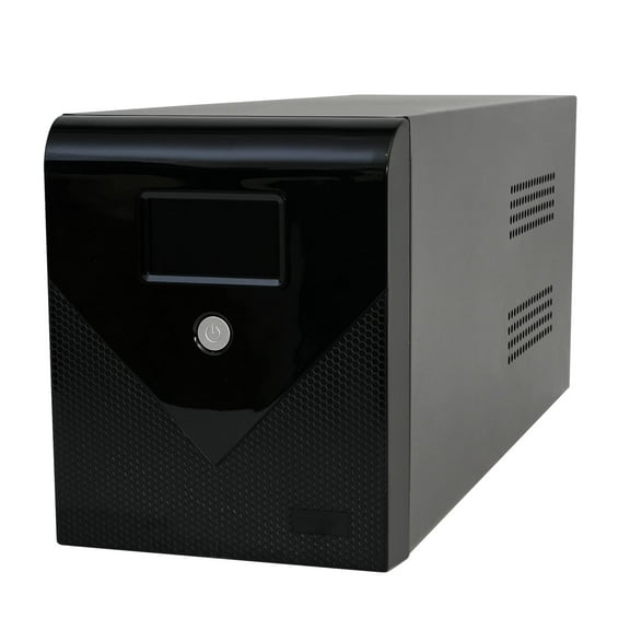 Backup UPS Power Supply 1500VA 900W Battery Backup Power with 4 Outlets and LCD Display, Suitable for Home and Office