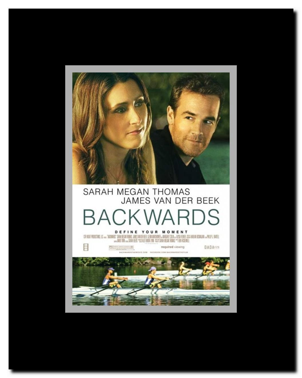 Backwards Framed Movie Poster