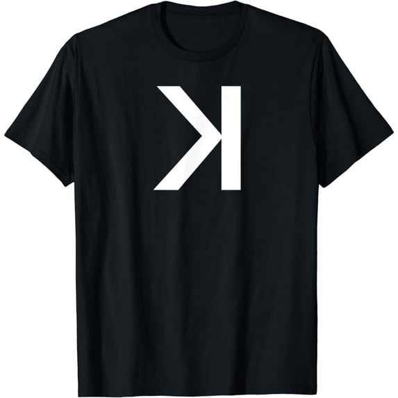 Backwards Letter K T-Shirt - Walmart.com