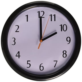 Rhode Island Novelty Backwards Decorative Clock, 9 Inch Reverse Wall Clock for Alice in Wonderland Parties