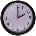 thumbnail image 1 of 9" Backwards Decorative Clock, 1 of 1