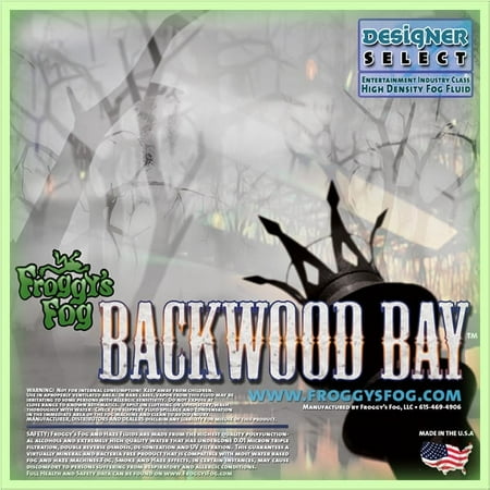 Backwood Bay - Extremely Long Lasting Fog Juice Machine Fluid - 1 Gallon