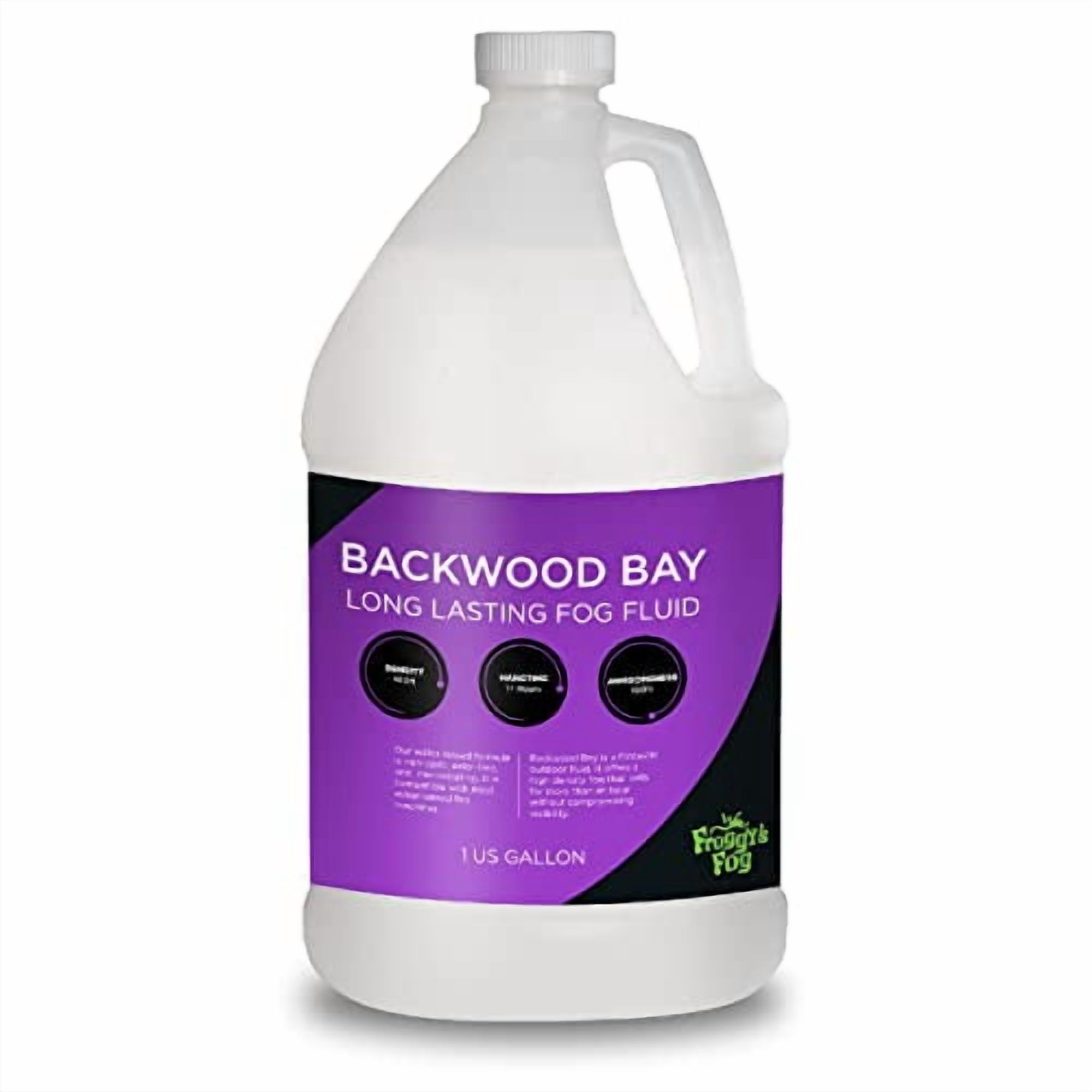 Froggy's Fog® - Backwood Bay® - Extremely Long Lasting Fog Juice Machine Fluid