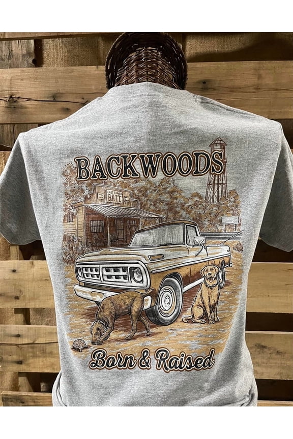 Backwoods Born Raised Bait Shop Unisex T-Shirt