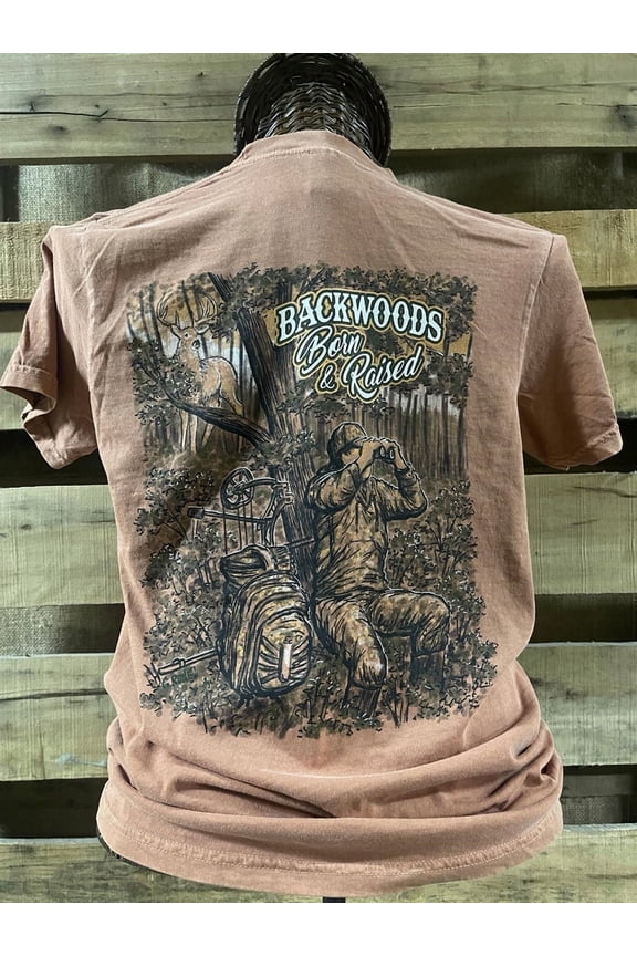 Backwoods Born & Raised Bow Hunt Unisex T-Shirt