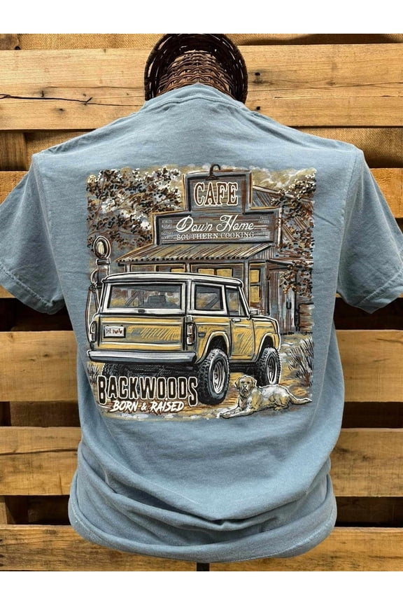 Backwoods Born Raised Cafe Unisex T-Shirt