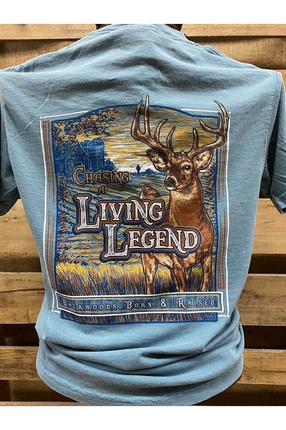 Backwoods Born & Raised Chasing a Living Legend Deer Hunting Unisex T Shirt
