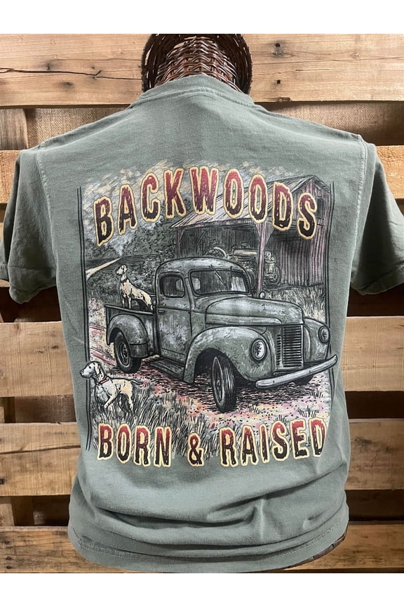 Backwoods Born Raised Truck Barn Unisex T-Shirt