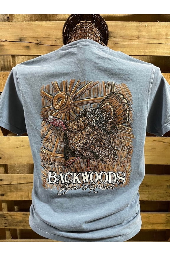 Backwoods Born & Raised Turkey Country Bright Unisex T Shirt