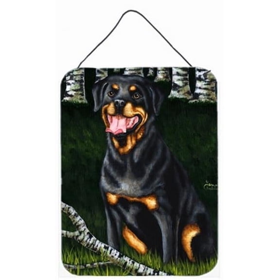 Backwoods Companion Rottweiler Wall or Door Hanging Prints