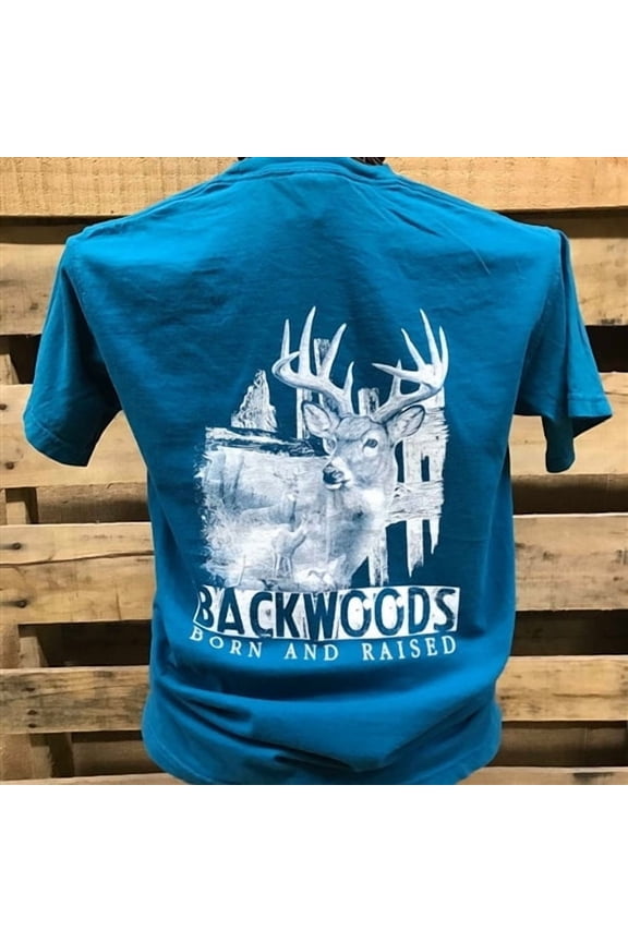 Backwoods Deer Scene Hunt Buck Unisex T Shirt