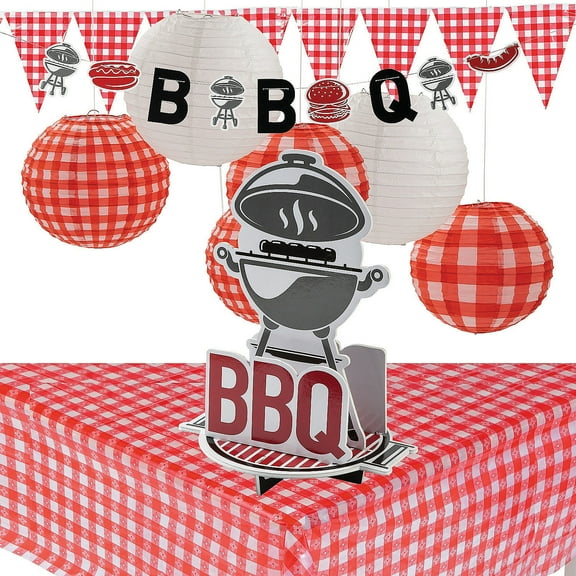 Backyard BBQ Decorating Kit - 10 Pc