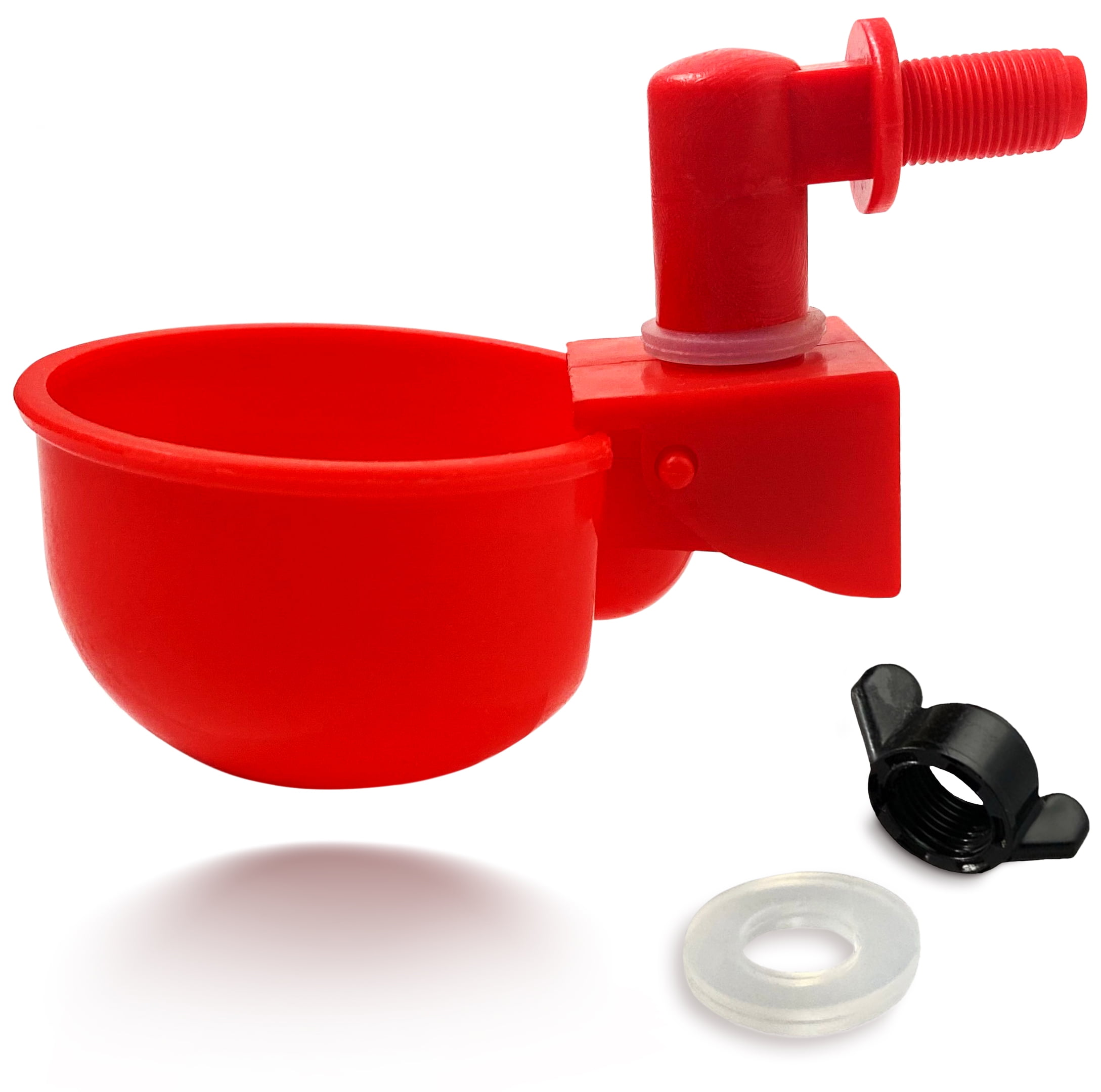 Backyard Barnyard 2 Pack Automatic Poultry Waterer Cup Drinker for Chickens Ducks Quail Chicks Ducklings Chooks Bebederos para Gallinas