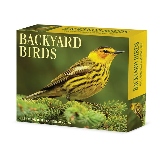 Backyard Birds 2026 Box Calendar, (Paperback)