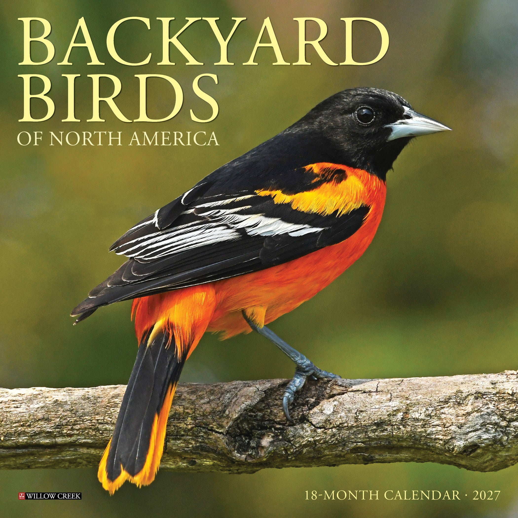 Willow Creek Press, Backyard Birds 2027 Mini Wall Calendar