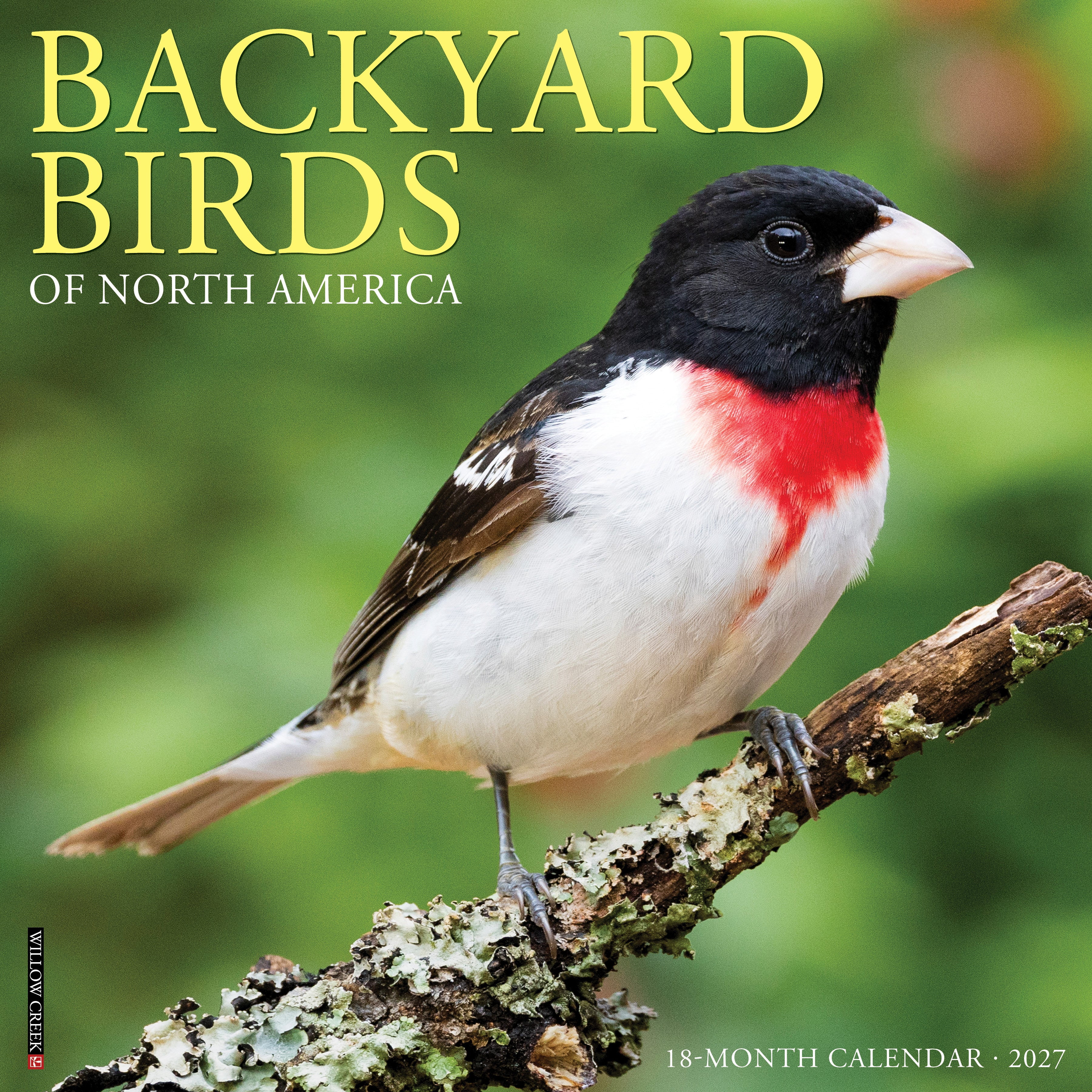 Willow Creek Press, Backyard Birds 2027 Wall Calendar