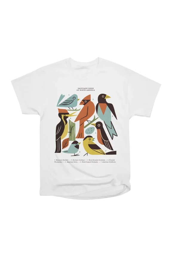 Backyard Birds Guide T-Shirt Tee Gift For Him Merch For Her Apparel For Friend