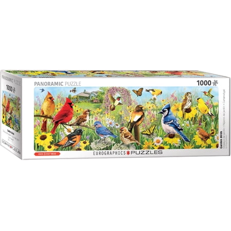 Backyard Birds Panoramic by Greg Giordano 1000-Piece Puzzle