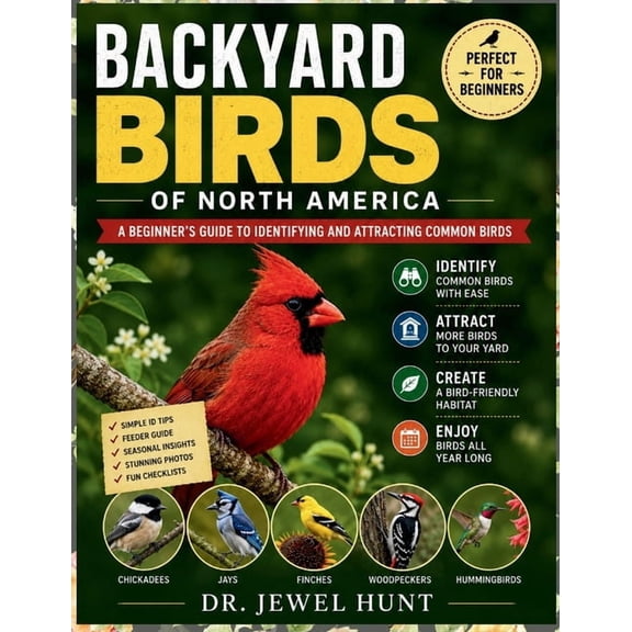 Backyard Birds of North America: A Beginner's Guide to Identifying and Attracting Common Birds, (Paperback)