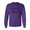 thumbnail image 1 of Backyard Boozer Adult Long Sleeve T-shirt, 1 of 3
