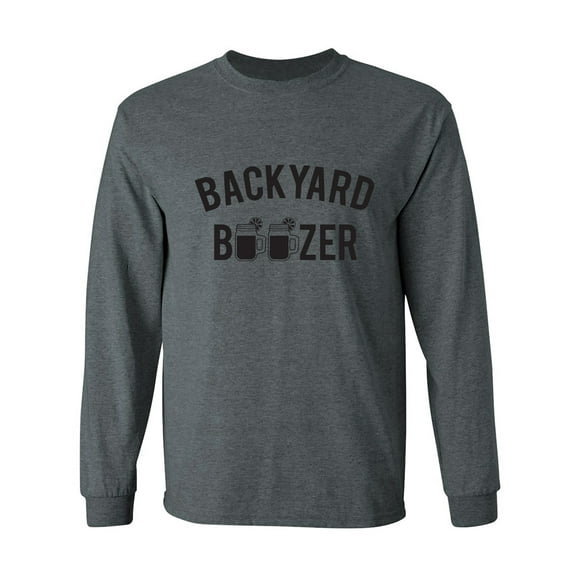 Backyard Boozer Adult Long Sleeve T-shirt