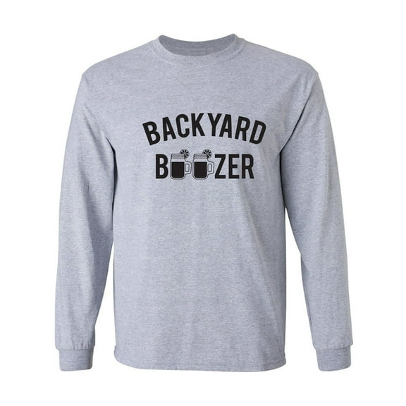Backyard Boozer Adult Long Sleeve T-shirt