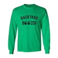 thumbnail image 1 of Backyard Boozer Adult Long Sleeve T-shirt, 1 of 3