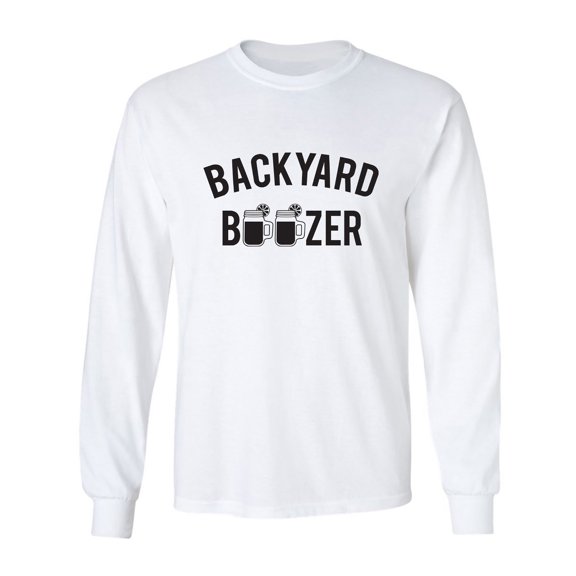 Backyard Boozer Adult Long Sleeve T-shirt
