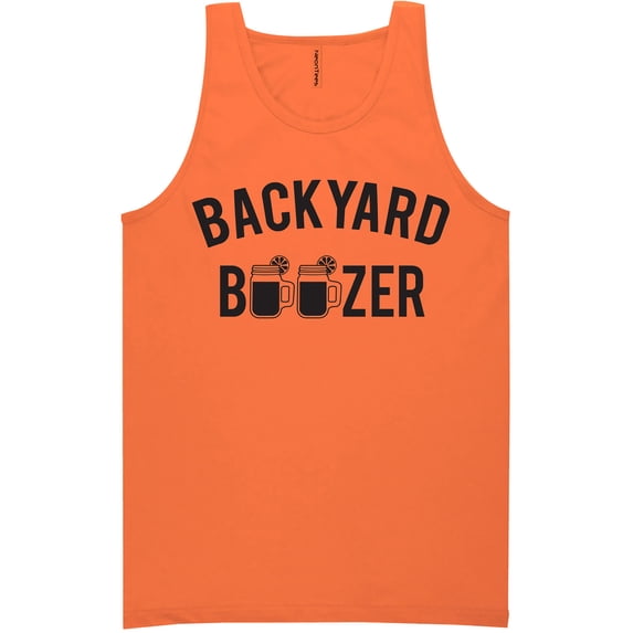 Backyard Boozer Neon Tank Top