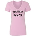 thumbnail image 1 of Backyard Boozer Womens V-Neck T-Shirt, 1 of 3