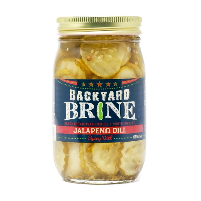 Backyard Brine Jalapeno Dill Spicy Dill Pickle Crinkle Cut Chips, 16 oz