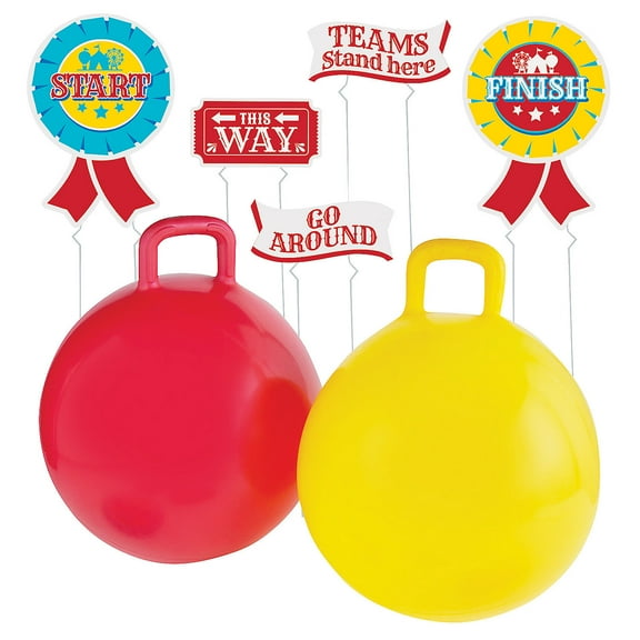 Backyard Carnival Hopper Relay Game, Toys, Party Supplies, 3 Pieces