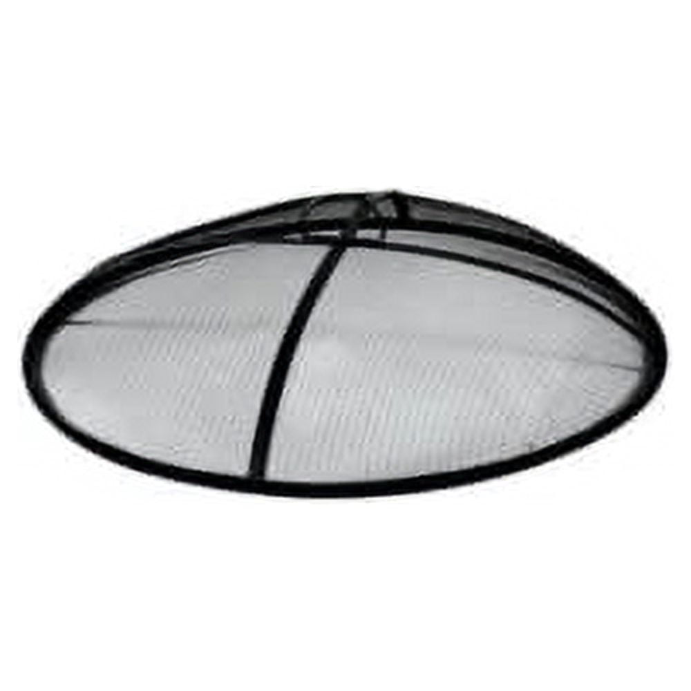 Backyard Creations 31 Inch Fire Pit Round Heavy Duty Iron Mesh Spark