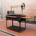 thumbnail image 1 of Backyard Discovery Argentine Santa Maria Wood Fire & Charcoal Steel BBQ Grill, Brasero, 1 of 16
