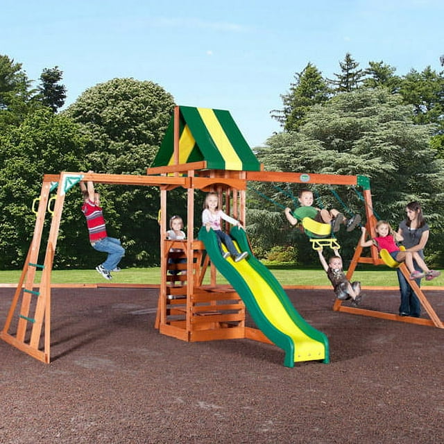 Backyard Discovery Colorado Cedar Swing Set