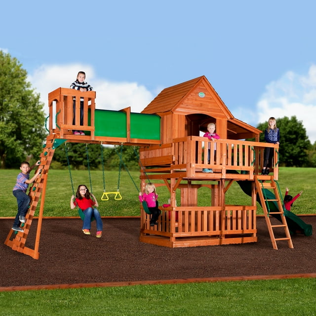 Backyard Discovery Woodridge II Swing Set